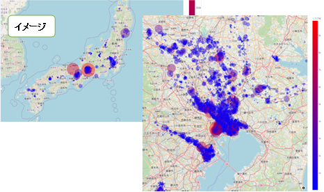 (図表4)地図上へのリスク度マッピング