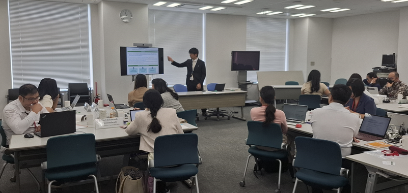 当庁職員による講義の模様
