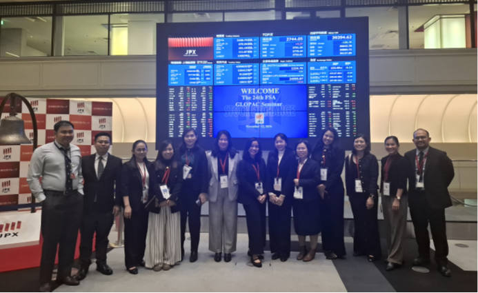 JPXへのスタディ・ビジットの模様